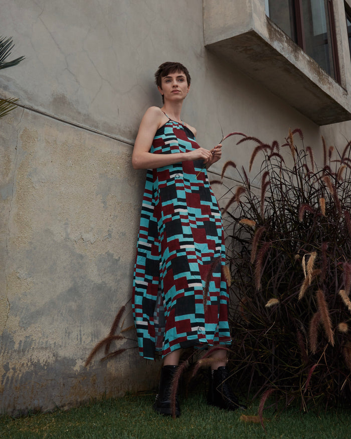 VESTIDO DE AMARRAR GEO