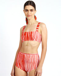 TOP STRIPES VERMELHO