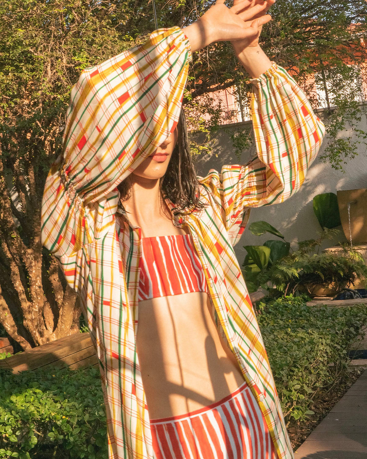 TOP STRIPES VERMELHO