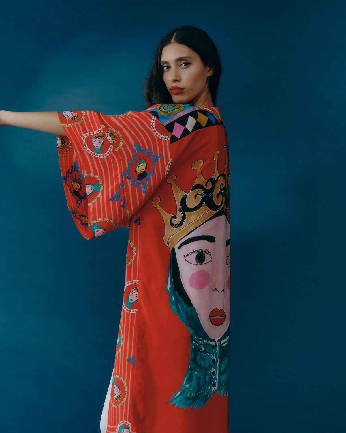KIMONO BALI REI RAINHA LISTRAS