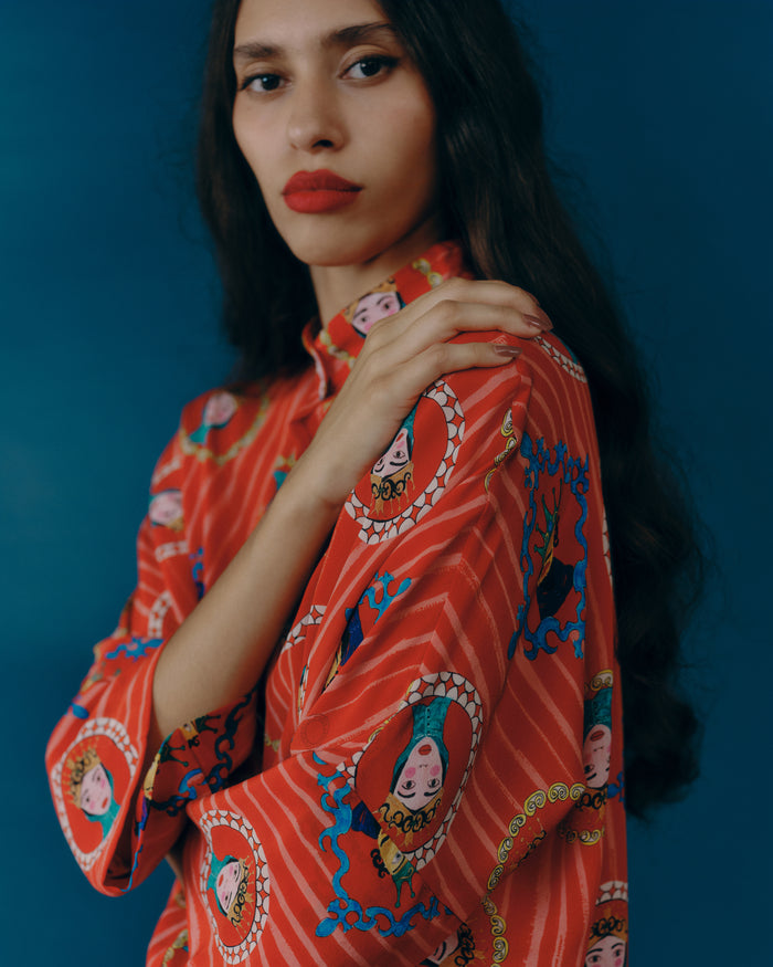 CAMISA JOTA REI RAINHA VERMELHO