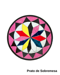 SET DE PRATOS PALERMO PARA 2 PESSOAS COM 6 ITENS