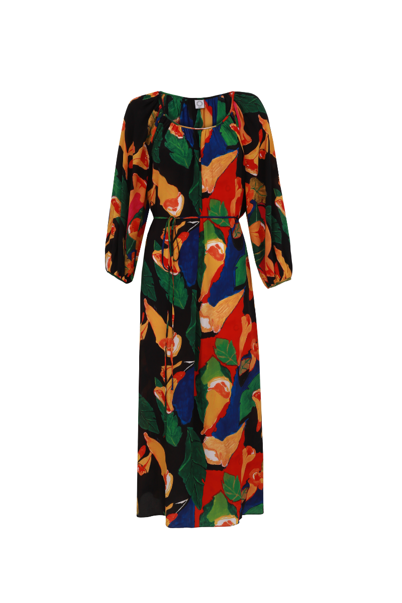 VESTIDO STELA TROMBETA DE ANJO
