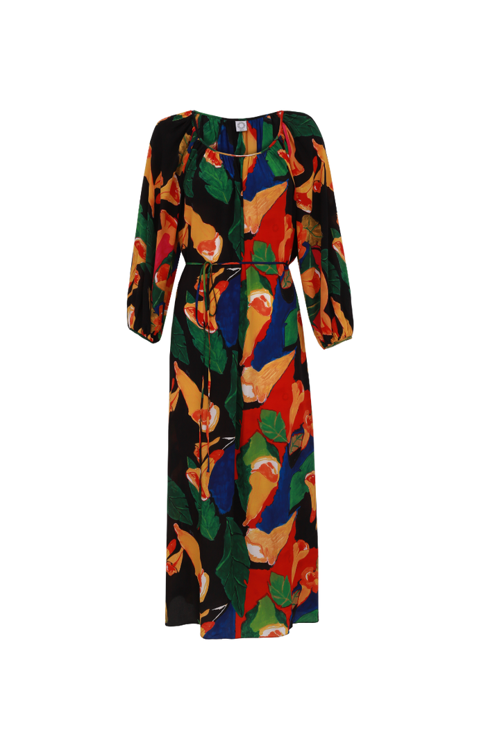 VESTIDO STELA TROMBETA DE ANJO