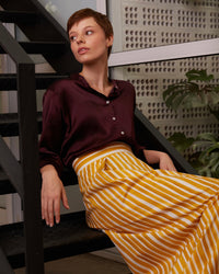 SAIA STRIPES MOSTARDA