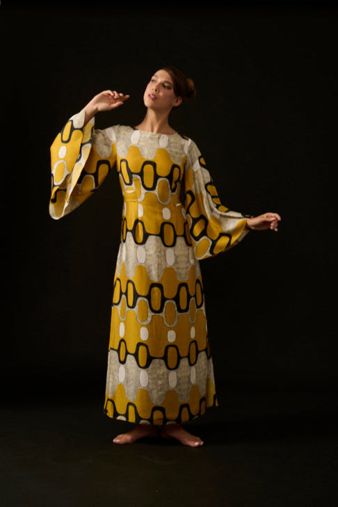 VESTIDO LELÊ IPANEMA AMARELO