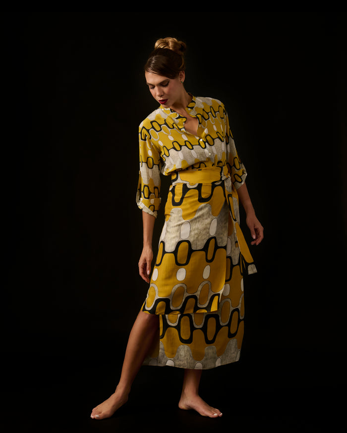 CAMISA T IPANEMA AMARELO