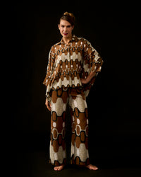 CAMISA LENÇO IPANEMA MARROM