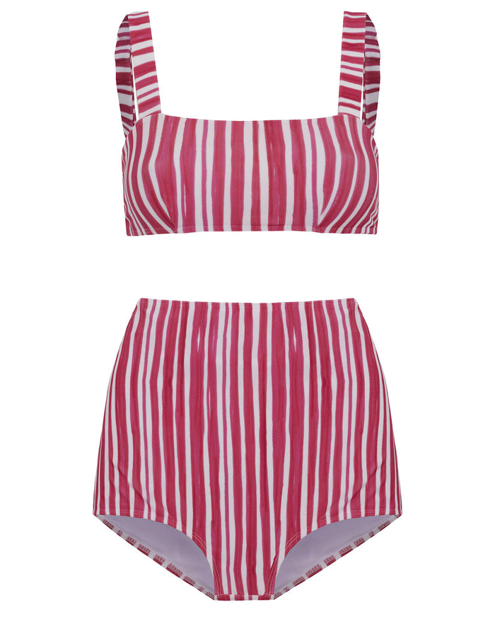 HOT PANT STRIPES ROSA