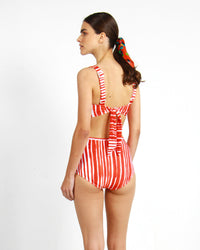 HOT PANT STRIPES VERMELHO