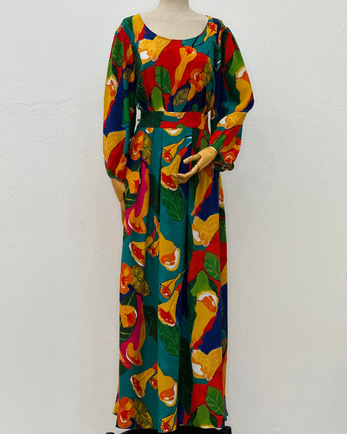 VESTIDO MANUELA TROMBETA DE ANJO VERDE