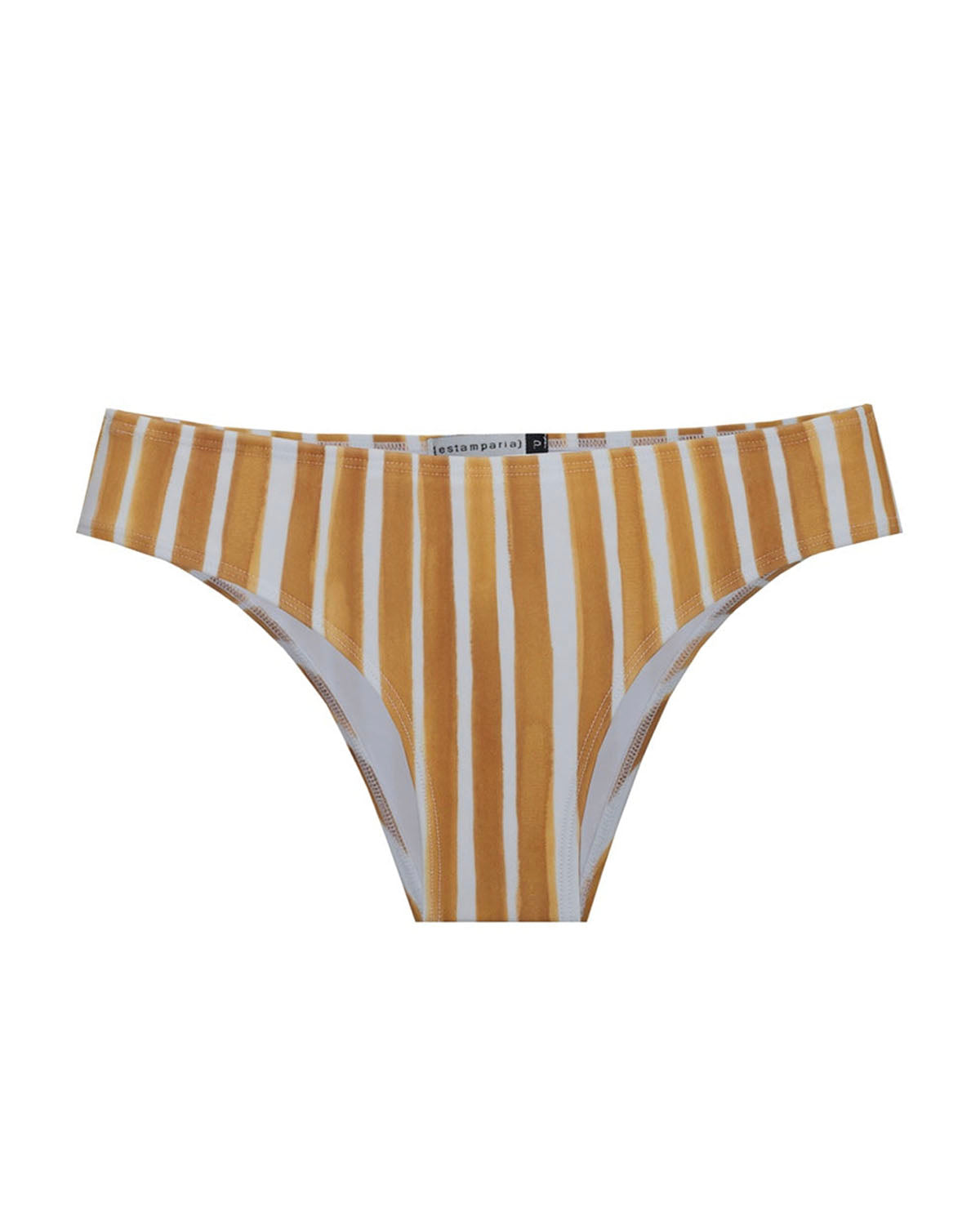 CALCINHA BRIGITTE STRIPES MOSTARDA