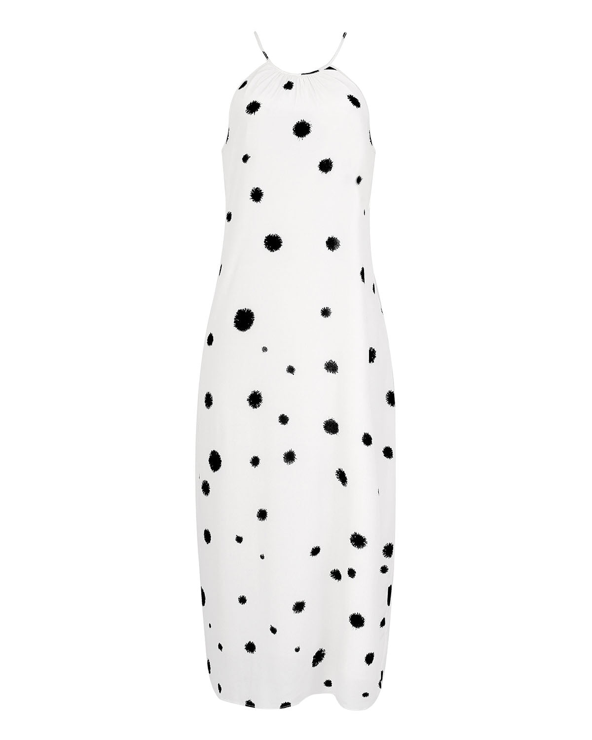VESTIDO DE AMARRAR OURIÇO BRANCO