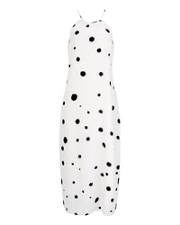VESTIDO DE AMARRAR OURIÇO BRANCO