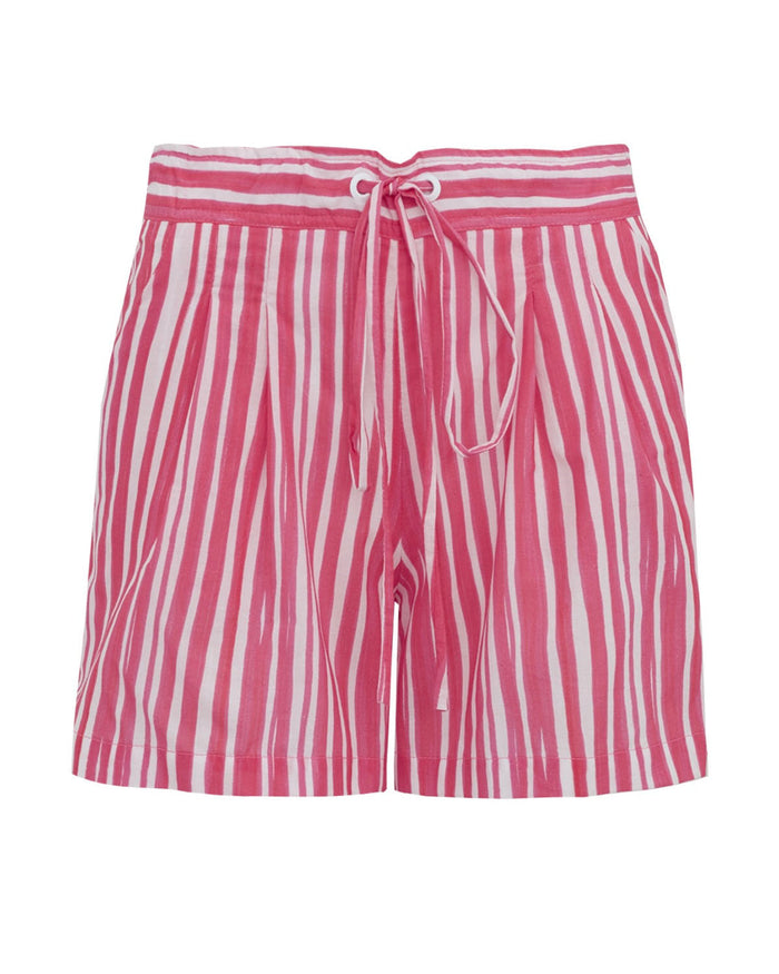 SHORTS STRIPES ROSA