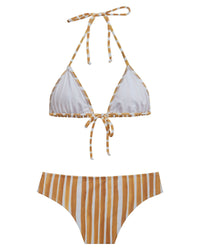 TOP CORTININHA STRIPES MOSTARDA