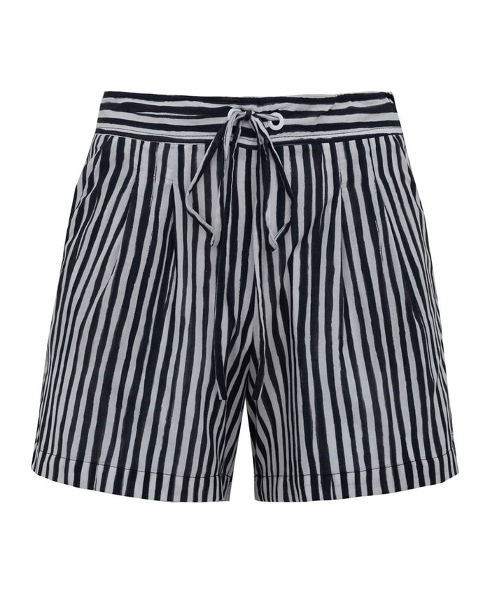 SHORTS STRIPES PRETO