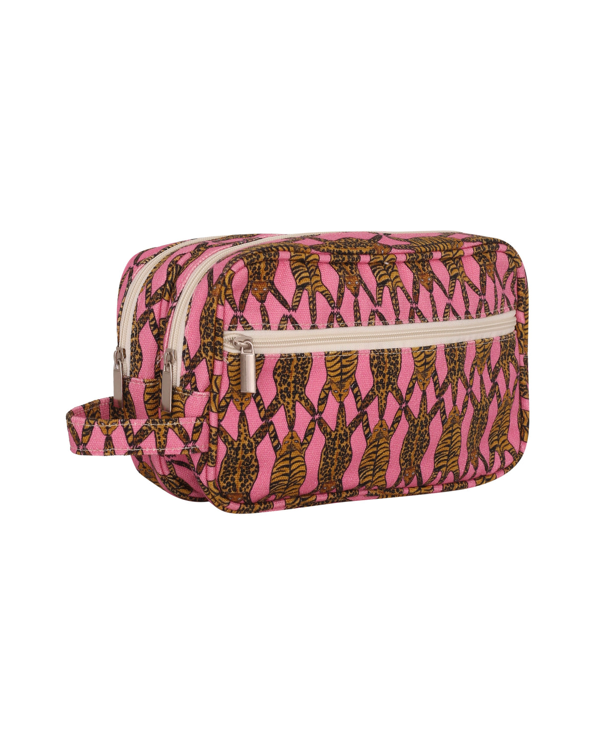 NECESSAIRE GRANDE TIGRE ROSA