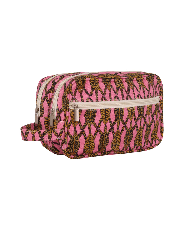 NECESSAIRE GRANDE TIGRE ROSA