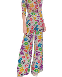 CALÇA PANTALONA FLORZINHA
