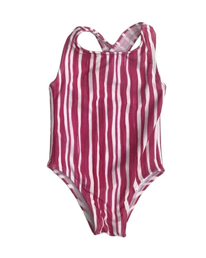 MAIÔ INFANTIL JULIA STRIPES ROSA