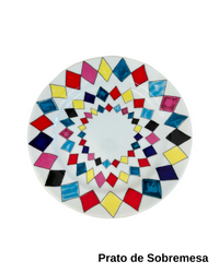 SET DE PRATOS VENEZA PARA 2 PESSOAS COM 6 ITENS