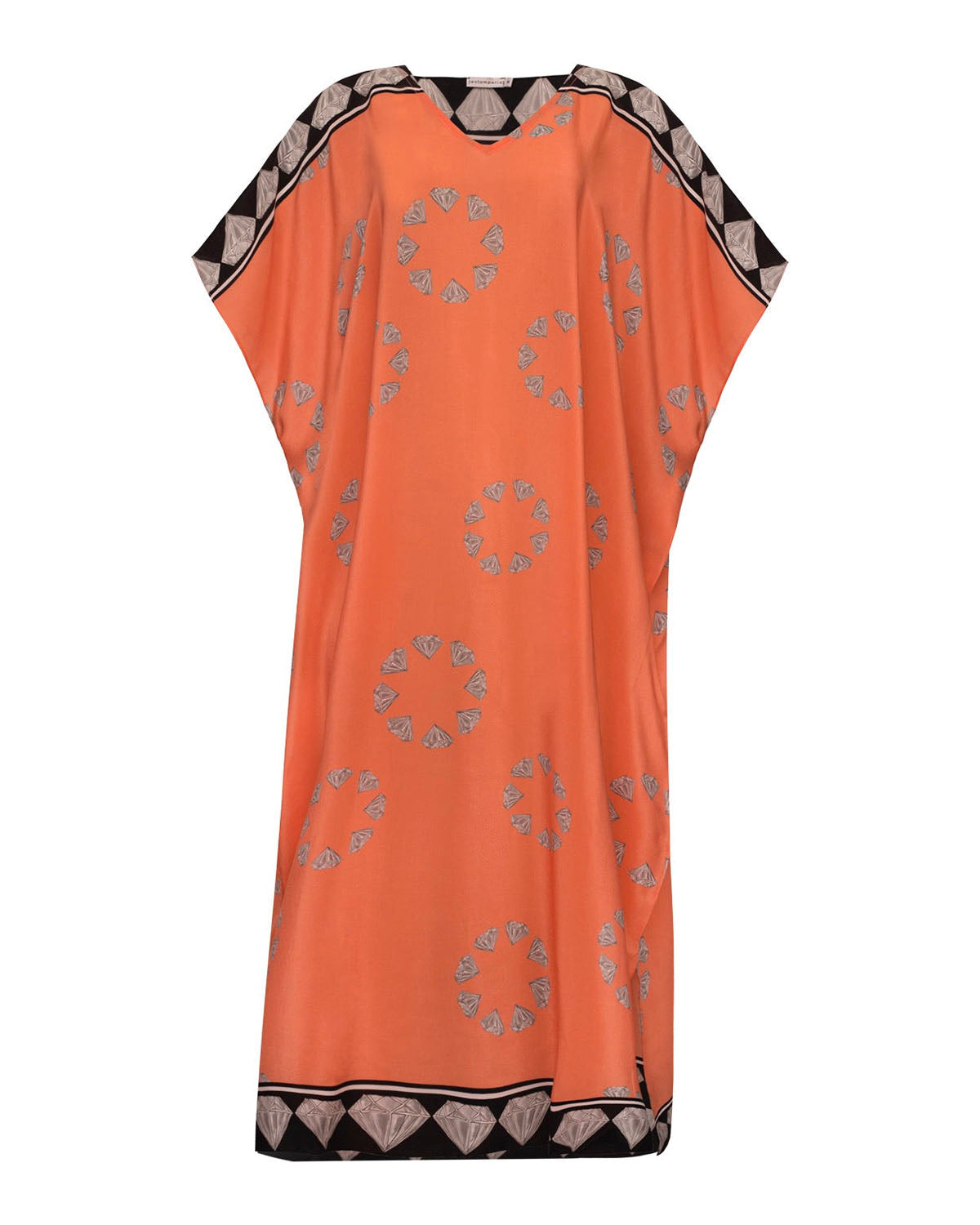 CAFTAN DIAMANTE SALMON