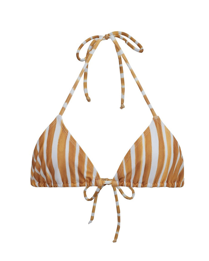 TOP CORTININHA STRIPES MOSTARDA