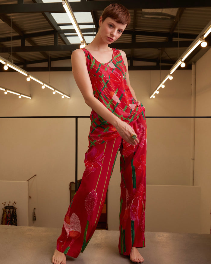 CALÇA BASTÃO VERMELHO