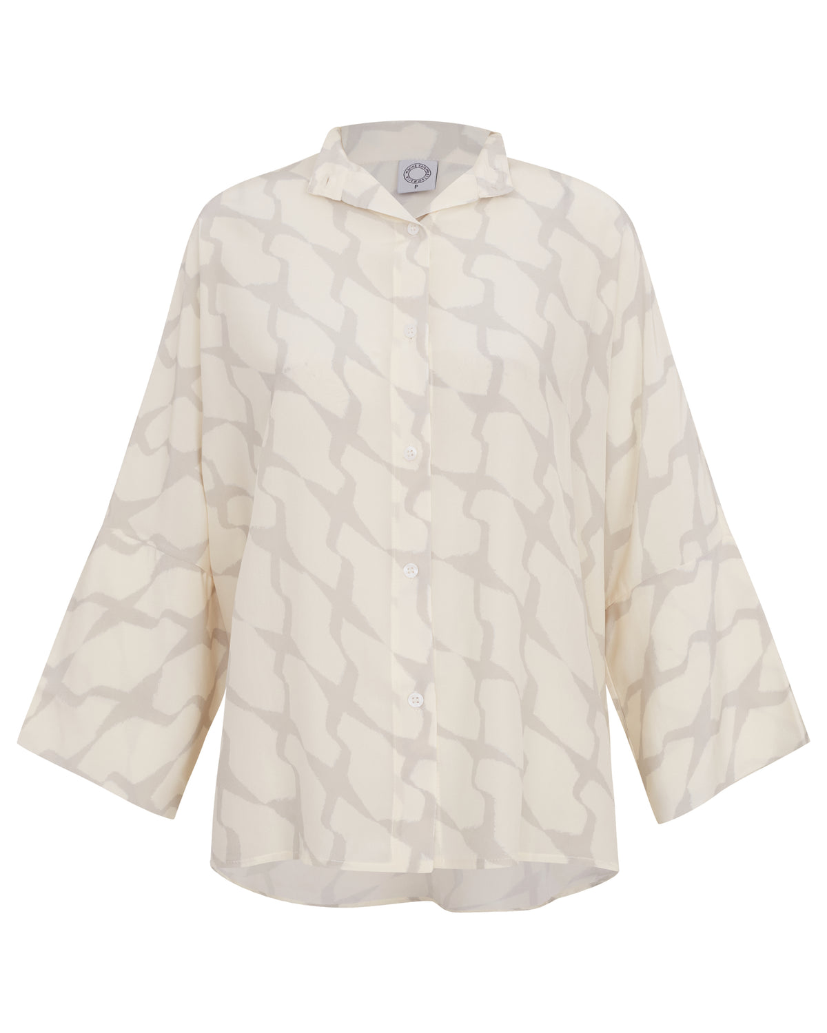 CAMISA J PIED DE POULE CINZA