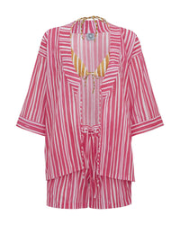 SHORTS STRIPES ROSA