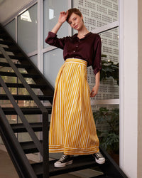SAIA STRIPES MOSTARDA