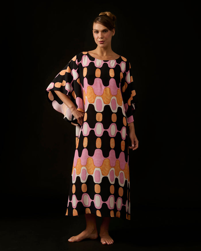 CAFTAN AMÉLIA IPANEMA ROSA