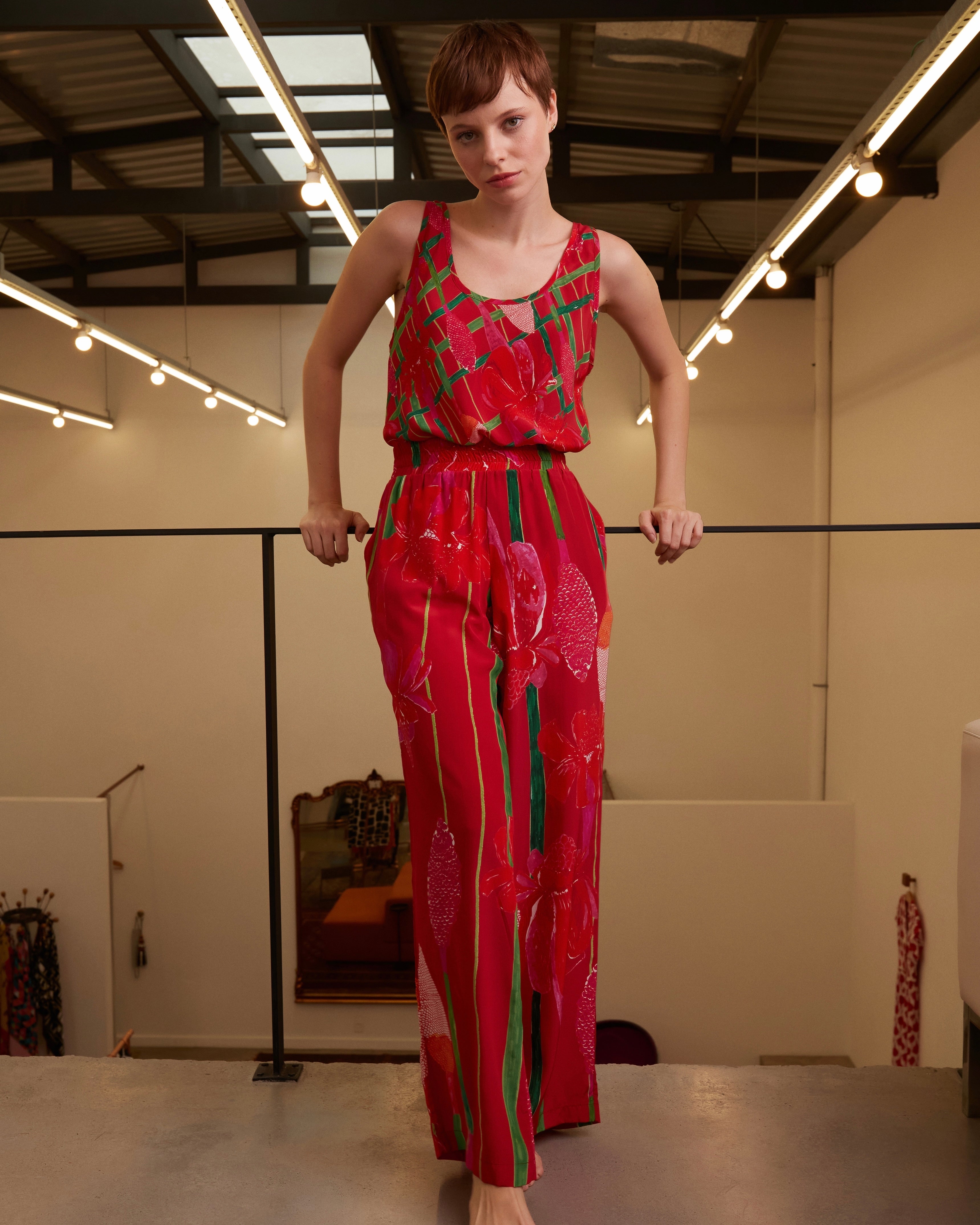 CALÇA BASTÃO VERMELHO