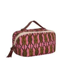 NECESSAIRE OPEN TIGRE ROSA