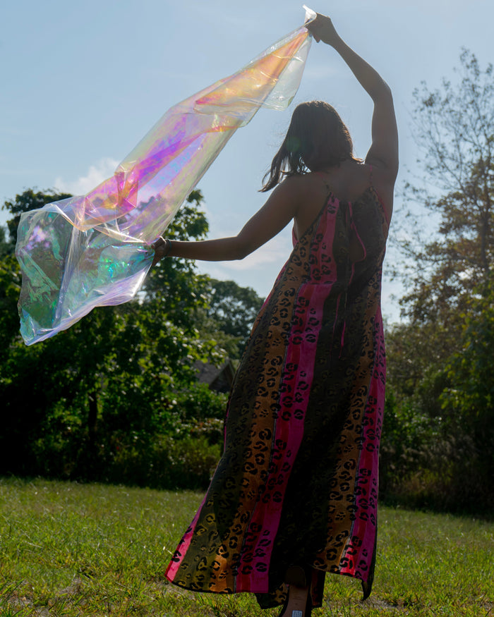 VESTIDO DE AMARRAR ONÇA