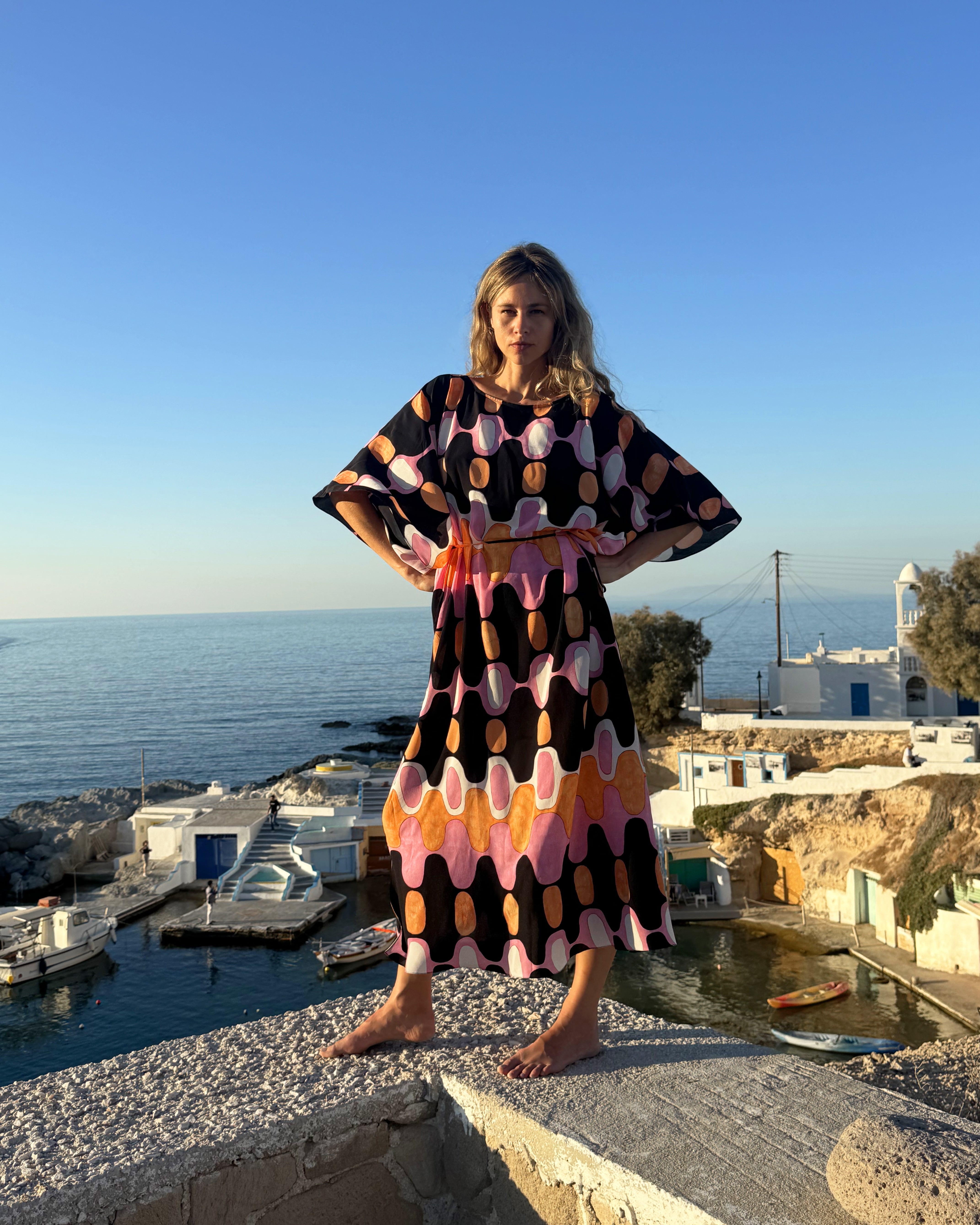 CAFTAN AMÉLIA IPANEMA ROSA