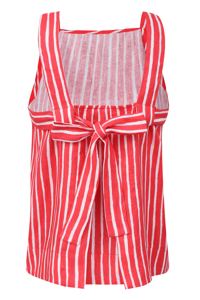 BLUSA DIVA STRIPES VERMELHO