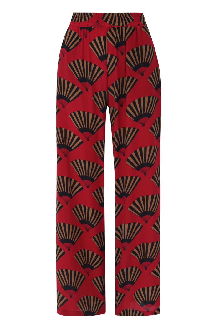 CALÇA LEQUE VERMELHO