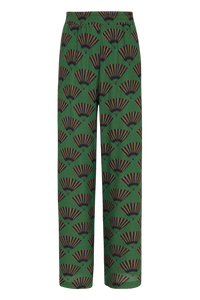 CALÇA LEQUE VERDE