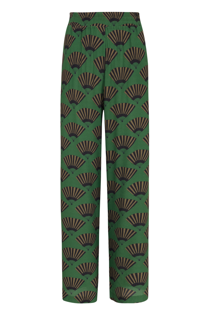 CALÇA LEQUE VERDE