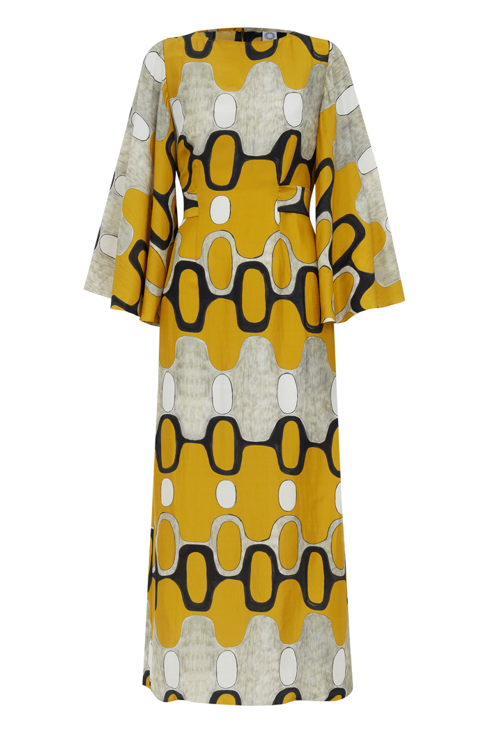 VESTIDO LELÊ IPANEMA AMARELO
