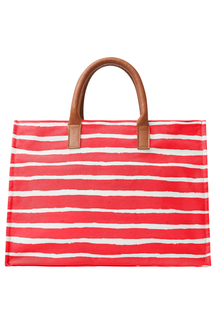 SACOLÃO STRIPES VERMELHO
