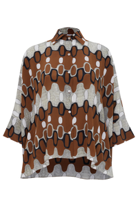 CAMISA LENÇO IPANEMA MARROM