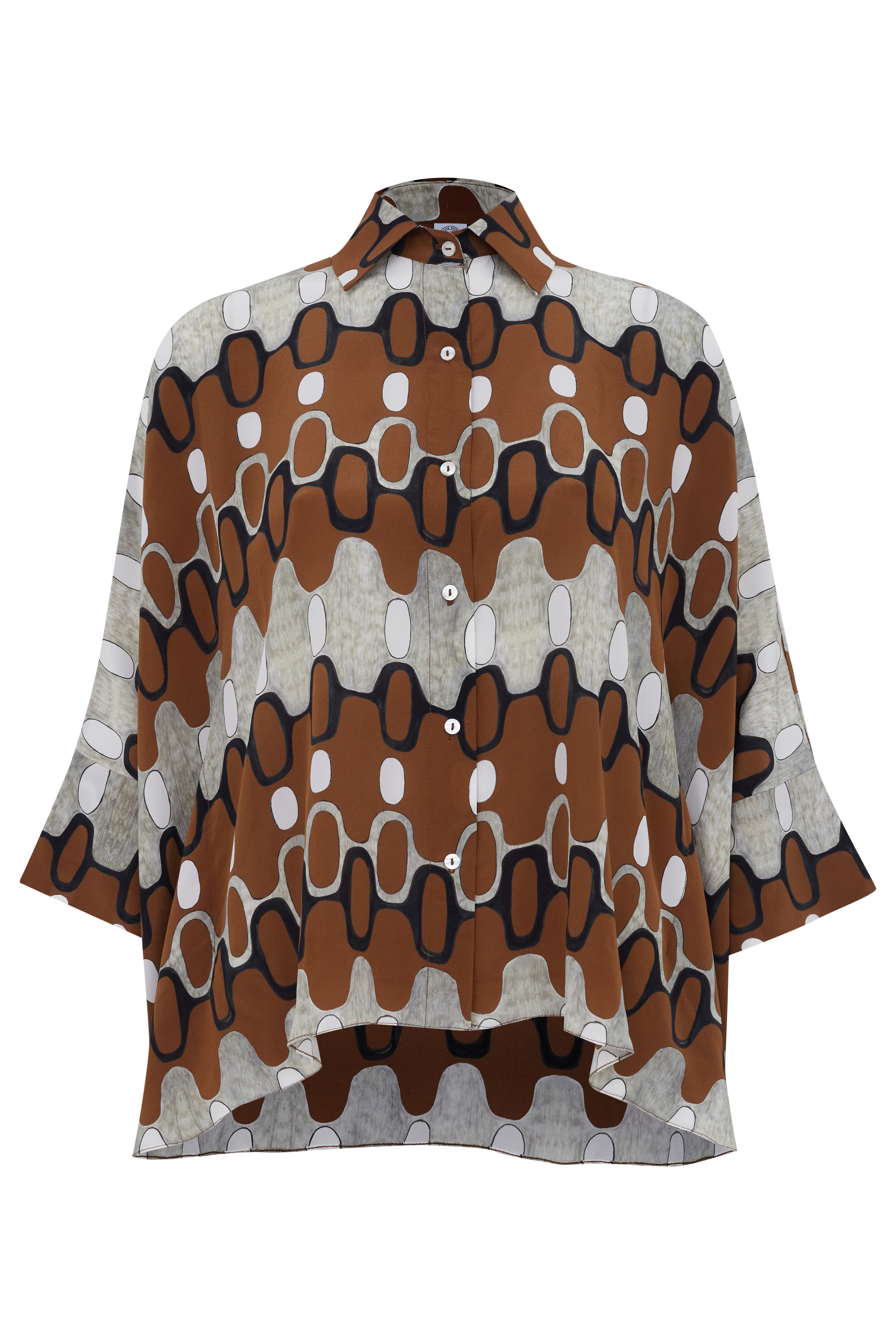 CAMISA LENÇO IPANEMA MARROM