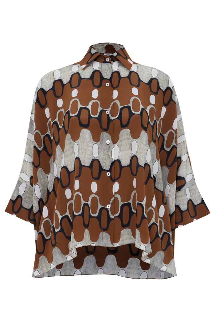 CAMISA LENÇO IPANEMA MARROM
