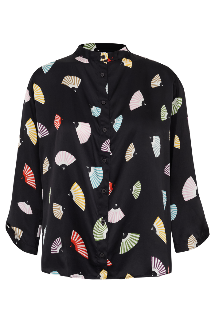 CAMISA T LEQUE PRETO