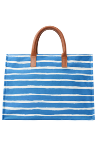 SACOLÃO STRIPES AZUL