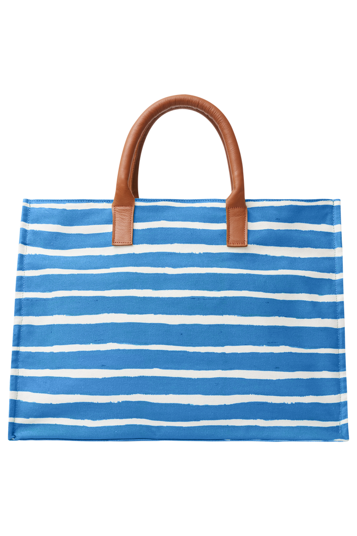 SACOLÃO STRIPES AZUL
