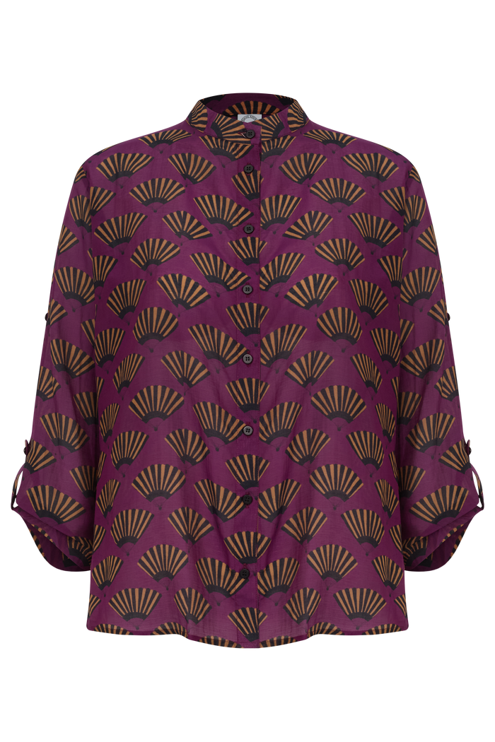 CAMISA T LEQUES BERINGELA